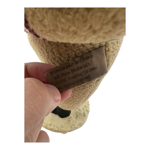 Vintage ESC Trading Cody Foster Primitive Snowman w/ Tree Folk Art 2002 14" Tall - Picture 7 of 7